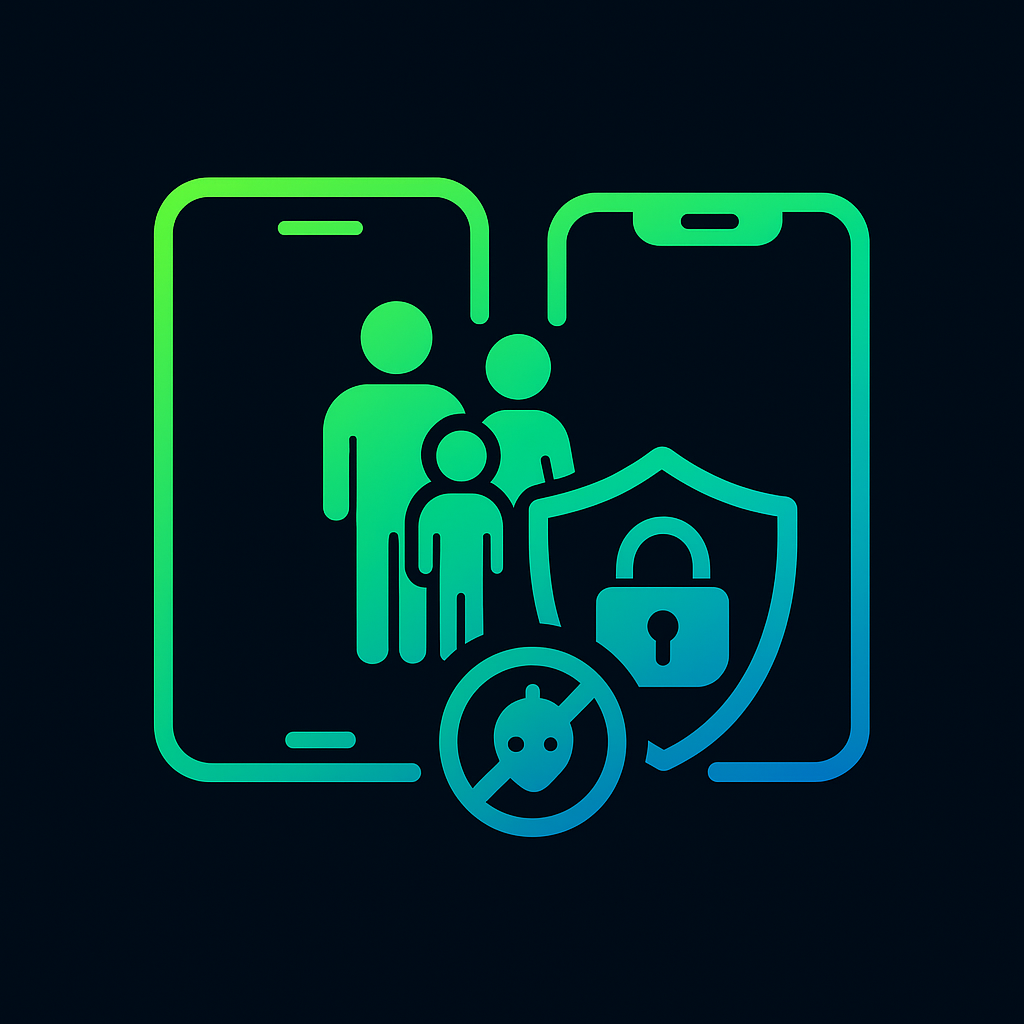 Service contrôle parental sur les téléphones des enfants